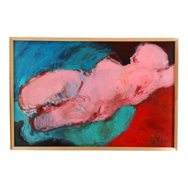 Figurative Expressionism "Whose Blues" Original Painting For Sale