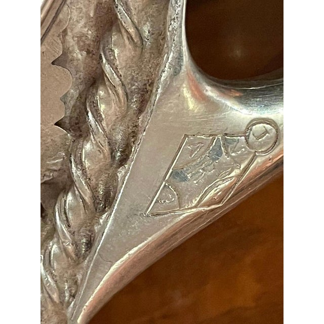 Silver 19th Century Victorian Oval Silver-Plated Tray For Sale - Image 8 of 11