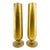 1950s Vintage Art Deco 24 Karet Gold Glass Vases- a Pair For Sale