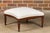 Wood French Turn of the Century Ottoman with Giltwood Rosettes and Upholstery, 1900s For Sale - Image 7 of 12