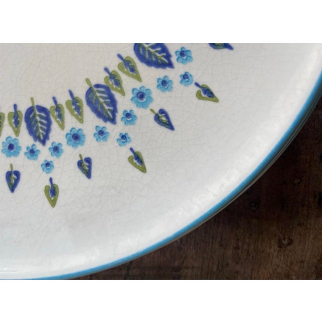 1950s MCM Marcrest Swiss Chalet Small 9 7/8” Plates Scandi Chic - Set of Five (5) For Sale In Chicago - Image 6 of 9