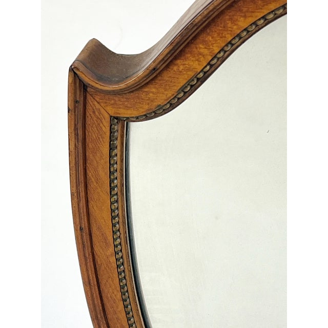 Brown Antique Georgian Style Gentleman's Table Top Vanity Mirror For Sale - Image 8 of 11