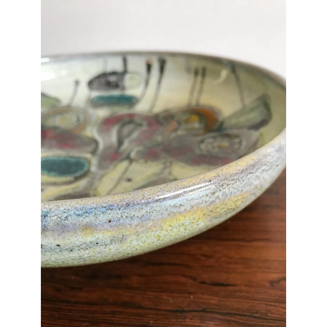 Mid-Century Modern Italian Ceramic Centerpiece from Lega Faenza, 1960s For Sale - Image 3 of 5
