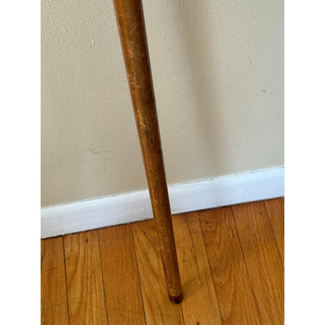 Wood American Folk Art Carved Bulldog Dog Cane For Sale - Image 7 of 9