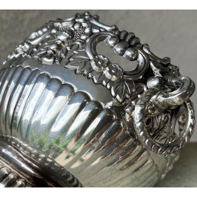 Circa 1980 Elegant Diminutive Neoclassical-Style Decorative Cachepot by f.b. Rogers For Sale - Image 10 of 15