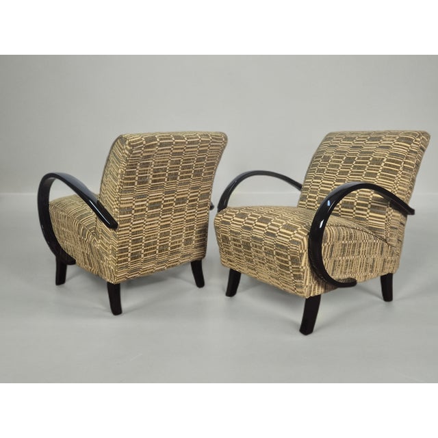 H-401 Lounge Chairs by Halabala for Up Zavody, 1940s, Set of 2, in Restored conditions. Designed 1920 to 1949 I have...