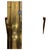 Mid 20th Century Vintage Mastercraft Style Brass and Glass Square Coffee Table For Sale - Image 5 of 5