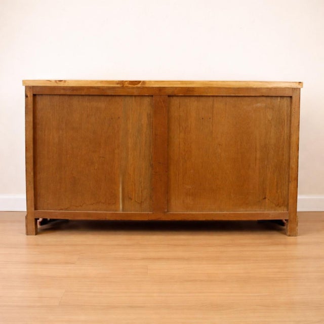 Brown Spanish Castilian Narrow Sideboard, 1940s For Sale - Image 8 of 9