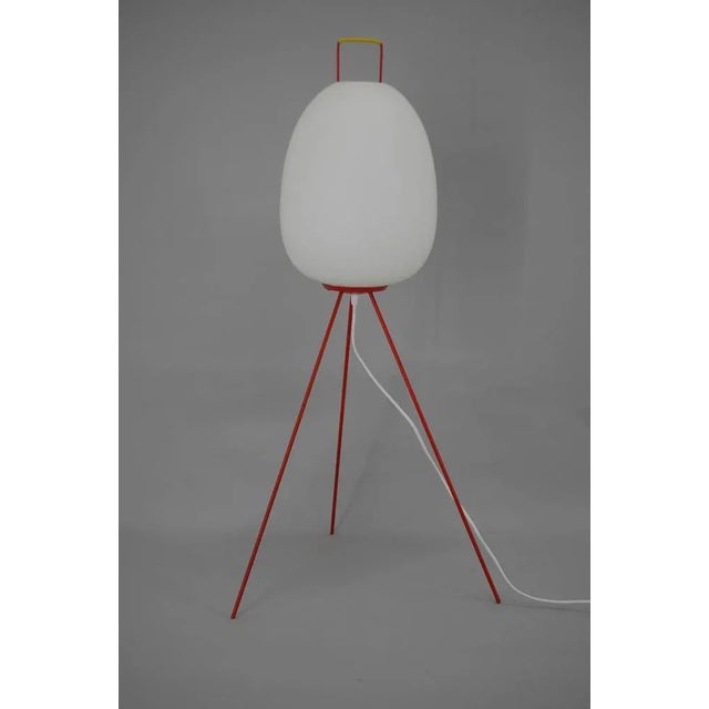 Very rare egg floor lamp made in czechoslovakia by napako in 1960s. Very good original condition. 1x100w, e25-e27 bulb us...