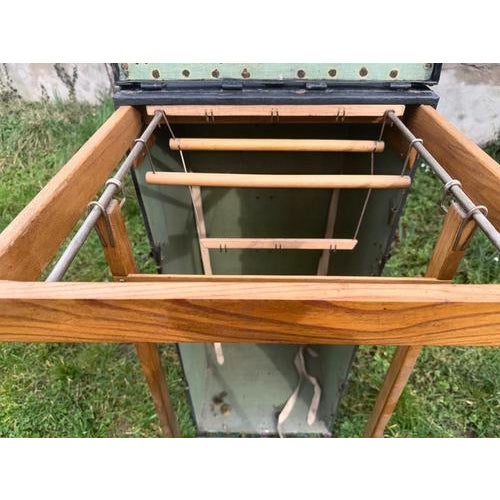 Wood American Cabin Trunk in Wood For Sale - Image 7 of 13