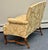 Mid 20th Century Damask Upholstered Oversized Chair / Petite Settee For Sale In New York - Image 6 of 12