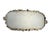 Plastic Large Fruit Relief Centerpiece Bowl, Distressed Faux-Carved Composite For Sale - Image 7 of 7