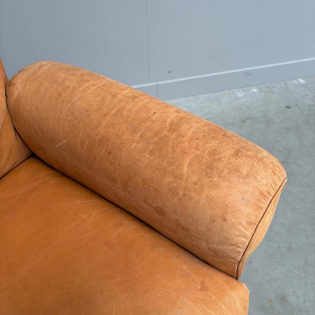Cognac Leather DS31 Sofa from de Sede, 1970s For Sale - Image 12 of 17