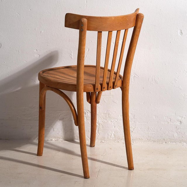 Brown Desk Chair from Thonet, 1900s For Sale - Image 8 of 9