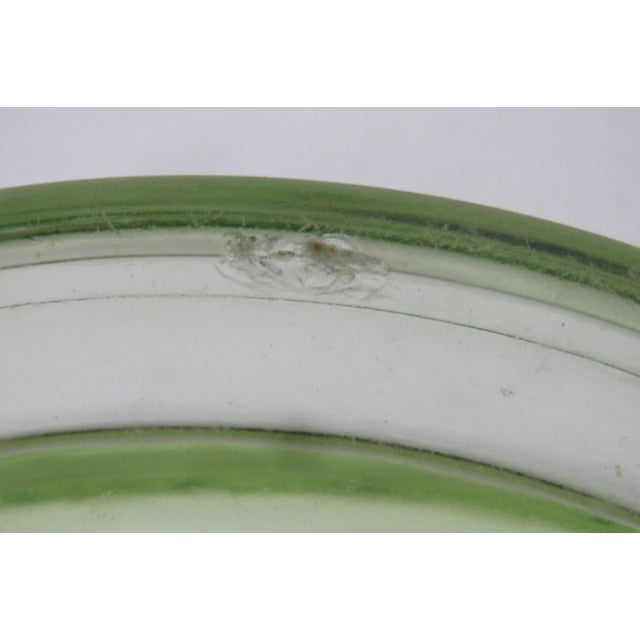 Green Uranium Vaseline Depression Glass Juicer Reamer Citrus Serving Dish 4919b For Sale - Image 15 of 15