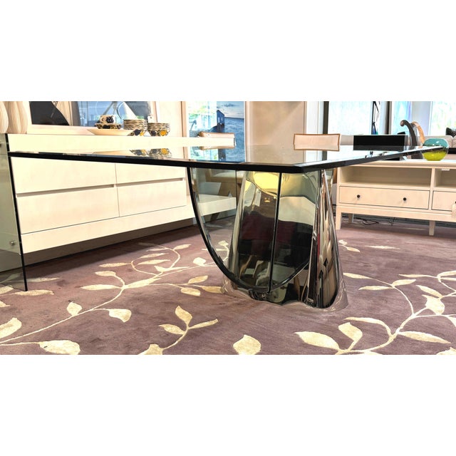 Metal Brueton J. Wade Beam Pinnacle Dining Table For Sale - Image 7 of 9