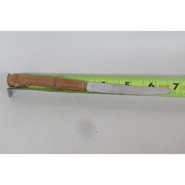 Mid 20th Century Mid Century Modern Argilia Ceramic Handled Cheese Knife For Sale - Image 9 of 12