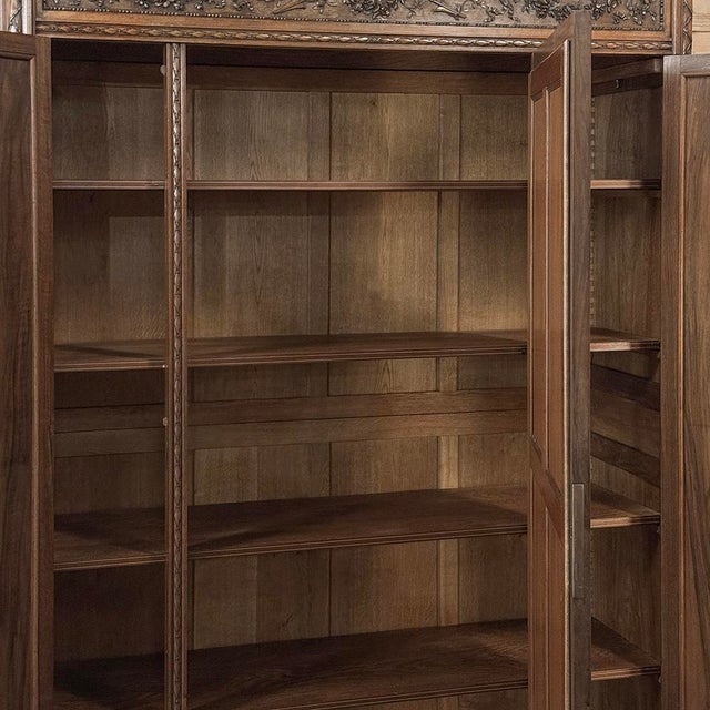 19th Century French Louis XVI Walnut Armoire For Sale - Image 18 of 18