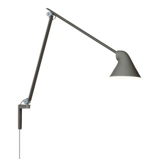 Oki Sato NJP Gray Large Wall Light for Louis Poulsen For Sale