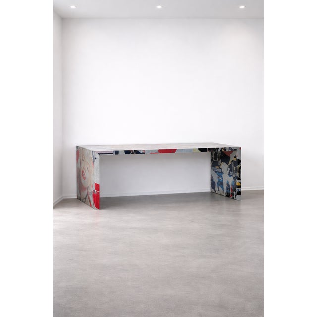 Desk by Mimmo Rotella and Marco Ferreri, 2000s For Sale - Image 12 of 12