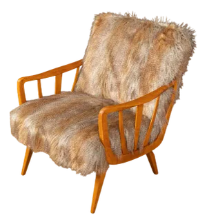 Beech Lounge Chair, 1950s