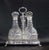 Cut Glass and Silver-Plated Decanter with Tantalus, Set of 3 For Sale - Image 3 of 13