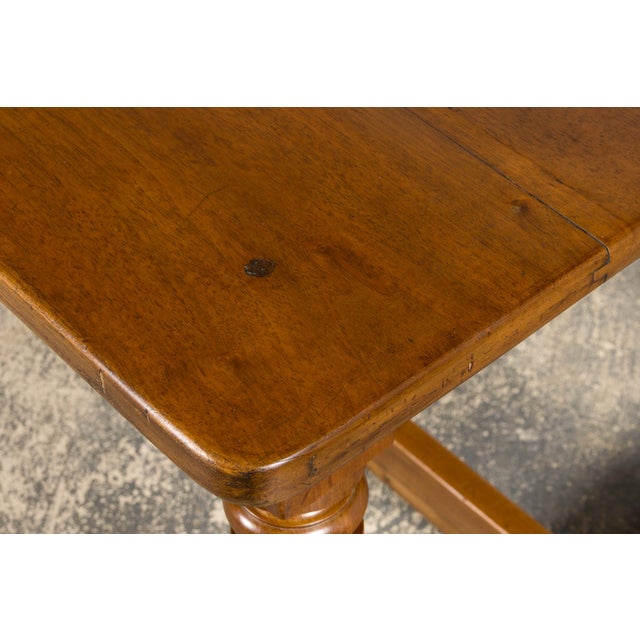 Mid-19th Century French Provincial Walnut Harvest Table For Sale - Image 17 of 18