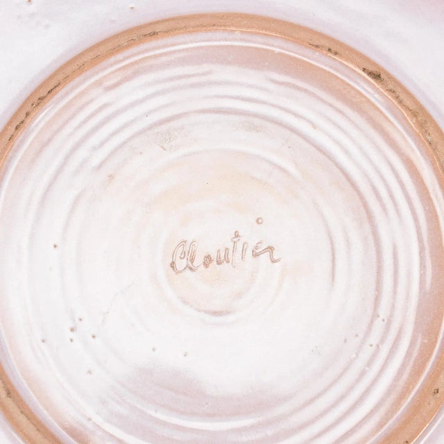 Round Ceramic Dish by Robert and Jean Cloutier, 1960s For Sale - Image 4 of 5