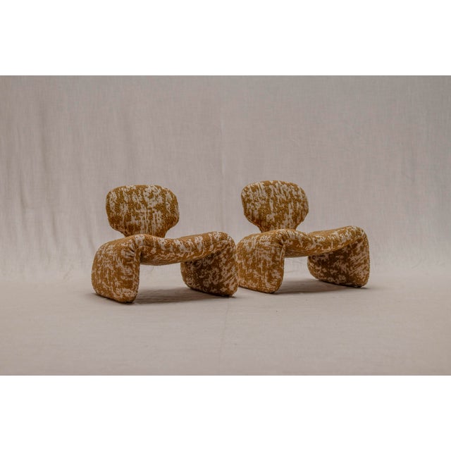Djinn Lounge Chairs by Olivier Mourgue for Airborne, France, 1960s, Set of 2 For Sale - Image 6 of 18