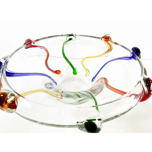 Murano Glass Bowl from SIM, 1980s For Sale - Image 4 of 6