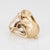 Modern 70s Vintage Bunny Rabbit Ring 10k Yellow Gold Heavy 16.2gm Animal Jewelry For Sale - Image 3 of 8