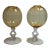 Cambridge Depression Era Footed Ivy Ball Vases, a Pair For Sale