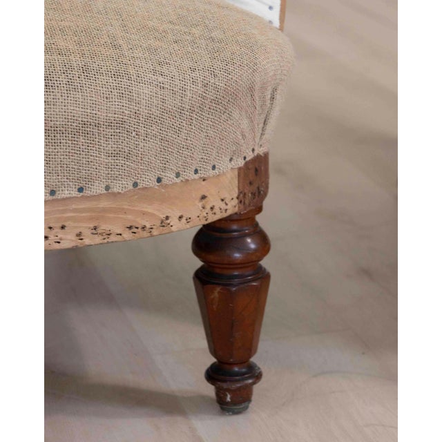 Stylish pair of French chairs dating from the early 20th century, featuring elegant lines and a versatile design that...