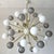 Italian 21st Century Nova Polished Brass Mix Gray White Murano Sputnik Chandelier by Fabio LTD For Sale - Image 3 of 5