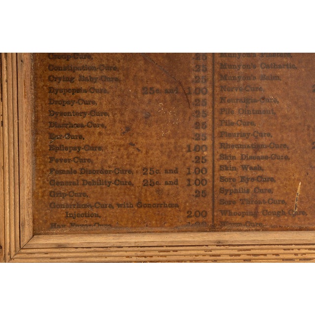 Late 19th Century Munyons Homeopathic Remedies Apothecary Cabinet For Sale - Image 13 of 17