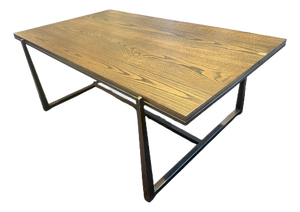 Metal & Wood Coffee Table