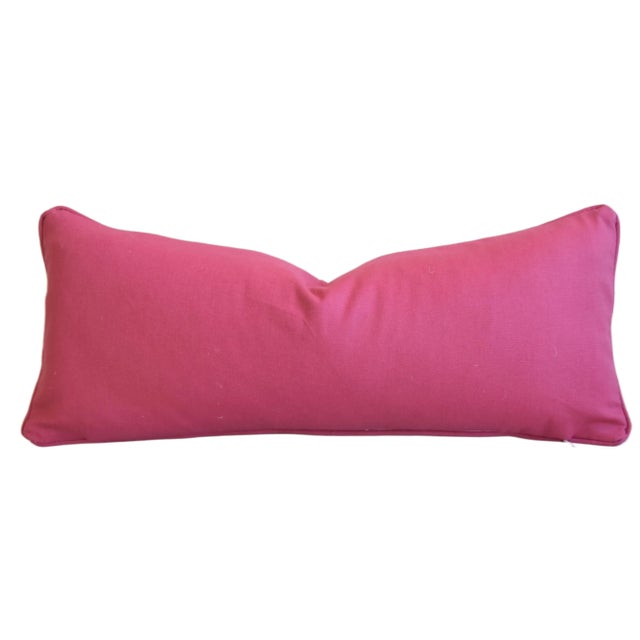 Pink & White Hunt Slonem Bunny Hutch Feather/Down Pillow For Sale In Los Angeles - Image 6 of 8