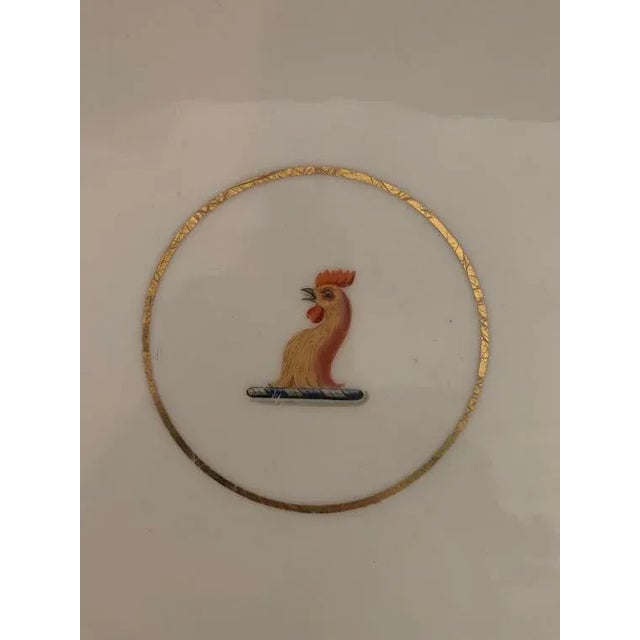 Antique Limoges Laque de Chine Gold & Amethyst 21in. Serving Platter