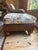 Lexington Woven Sofa With Floral Cushions With Matching Chair and Ottoman For Sale - Image 9 of 17