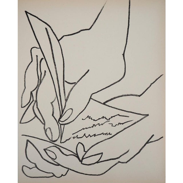 Françoise Gilot, Le doux billet, Lithograph For Sale - Image 5 of 5