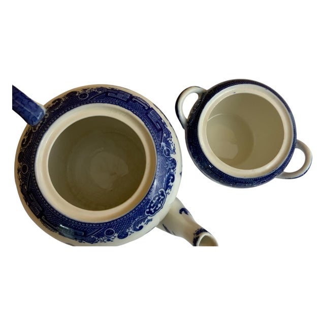 Vintage Allerton Coffee / Teat Pot and Lidded Sugar Container Set- 2 Pieces For Sale - Image 4 of 10