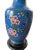 Early 20th Century Antique 19th Century Chinese Cloisonné Vase Lamp With Cherry Blossoms & Swallows on Cobalt Blue Ground, 18" For Sale - Image 5 of 15