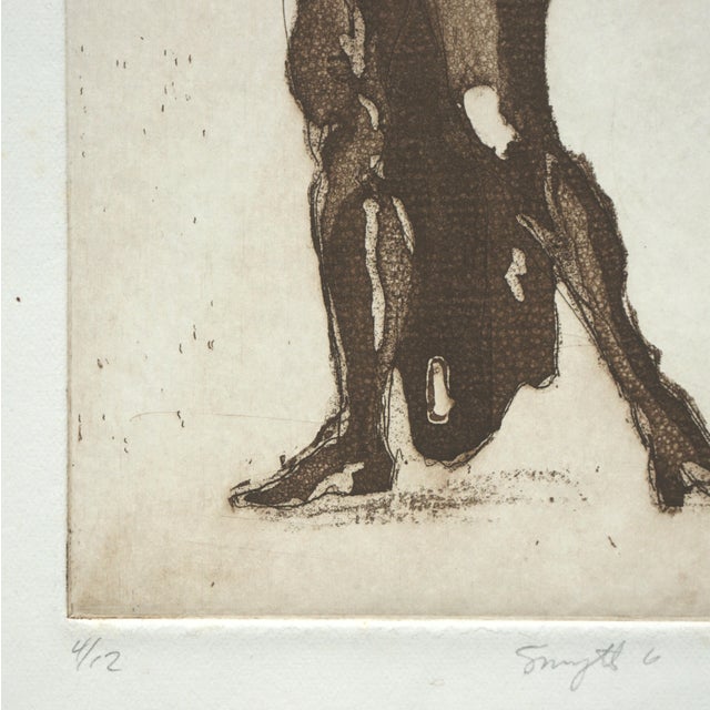 "Study 6" Figurative Abstract Lithograph by Jim Smyth For Sale - Image 4 of 5