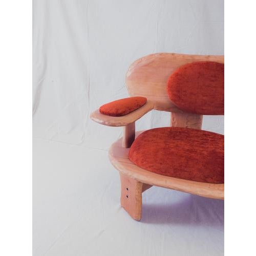 Contemporary Benchy Beech Two-Seater Bench by Marco Calhau For Sale - Image 3 of 12