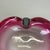 Gold Large Pink Murano Bubble Glass Ashtray with Sterling Silver 925, Italy, 1970s For Sale - Image 8 of 18