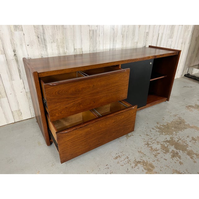 Danish Modern Rosewood Credenza For Sale - Image 10 of 13