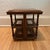 Antique Oak Countertop Sewing Cabinet With Applied Burled Wood Drawer Fronts For Sale - Image 9 of 12