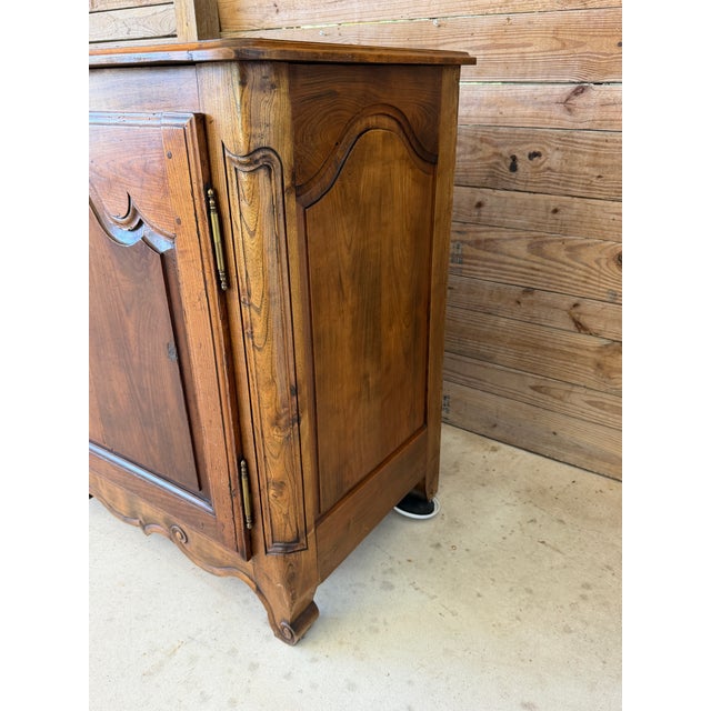 Late 19th Century Late 19th Century French Provincial Louis XV Walnut Three-Door Enfilade For Sale - Image 5 of 12