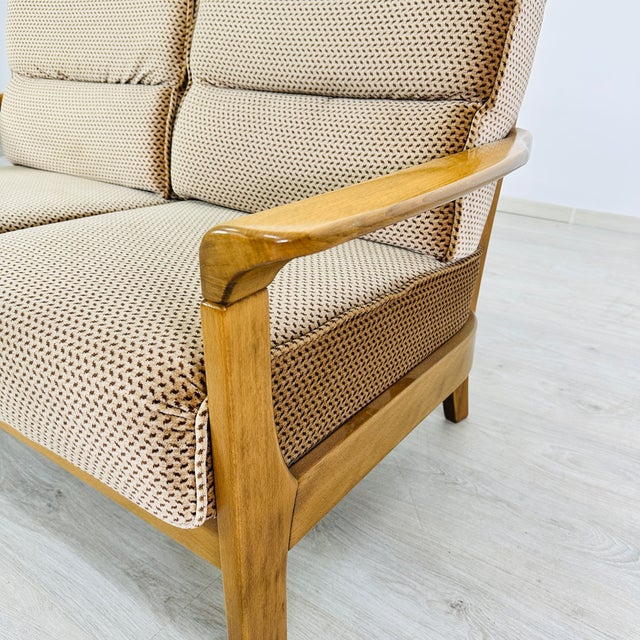 Wood Scandinavian Two-Seater Sofa, 1970s For Sale - Image 7 of 10