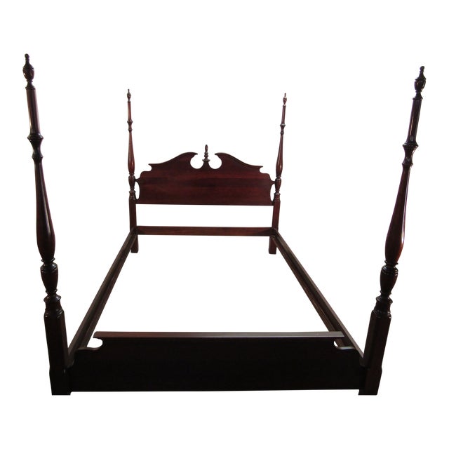 Pennsylvania House Solid Cherry Queen Size Poster Bed Chairish